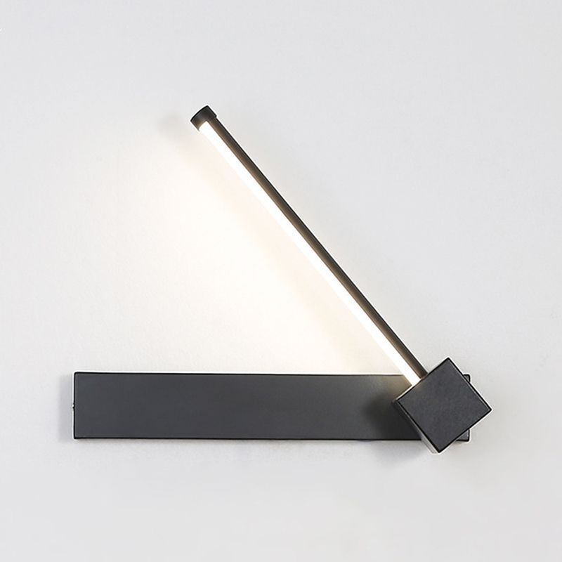 Moderne Metall Wandleuchte rotatable 12 "breit LED -Wandleuchten für Wohnzimmer