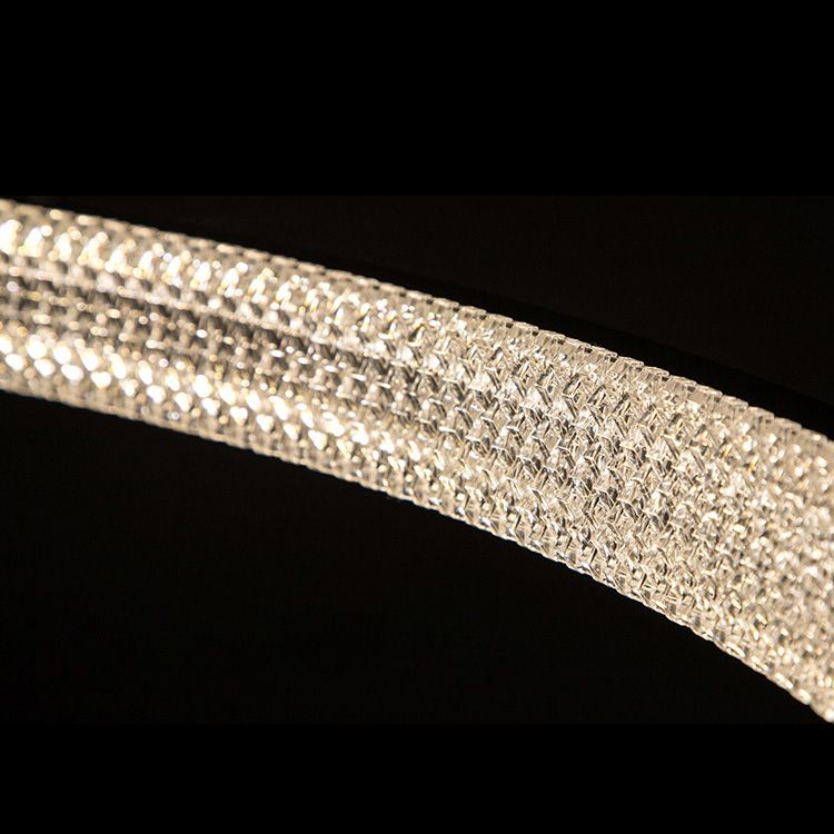 Minimalisme Noordse stijl LED Hangende kroonluchter licht cirkelvormig plafond kroonluchter