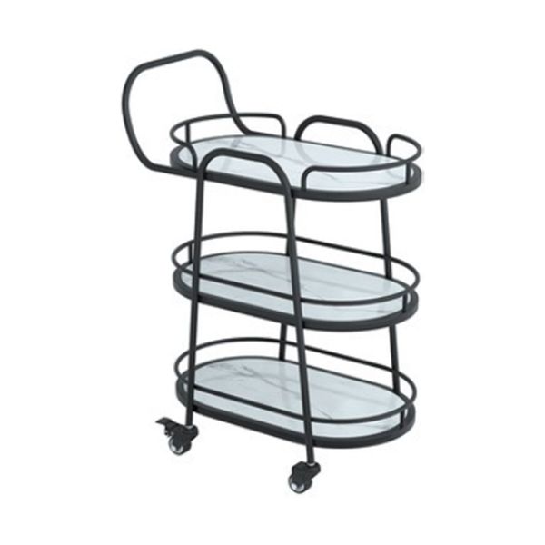 32.28" High Rolling Contemporary Prep Table Stone Prep Table for Restaurant