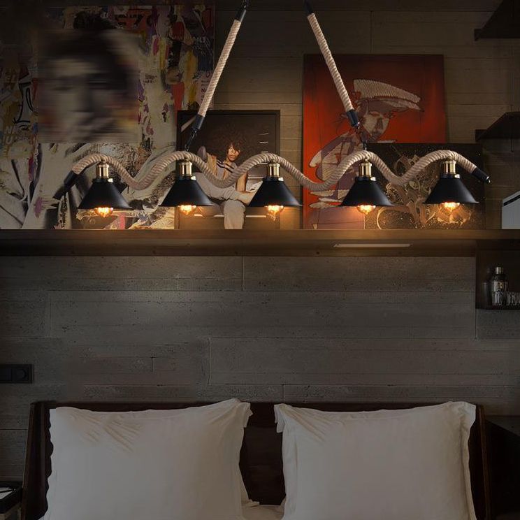 Industrial Hanging Ceiling Light Metal Pendant Lighting Fixtures for Dining Room
