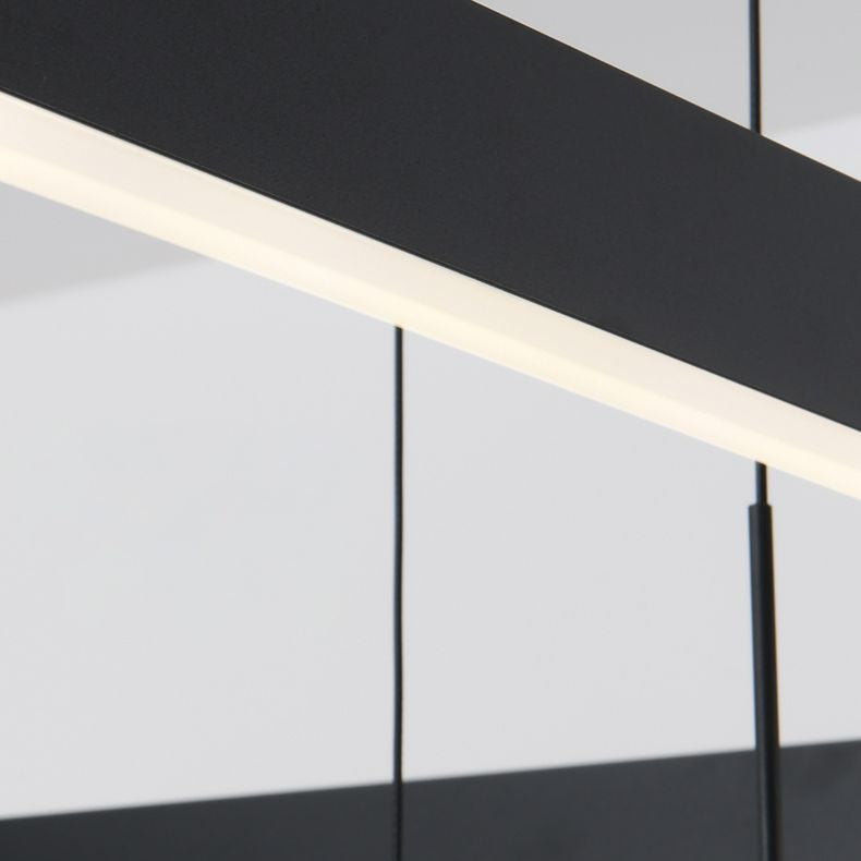 New Modern Metal LED Hanging Lamp Kit Three-tier Pendant Lighting Fixtures for Living Room