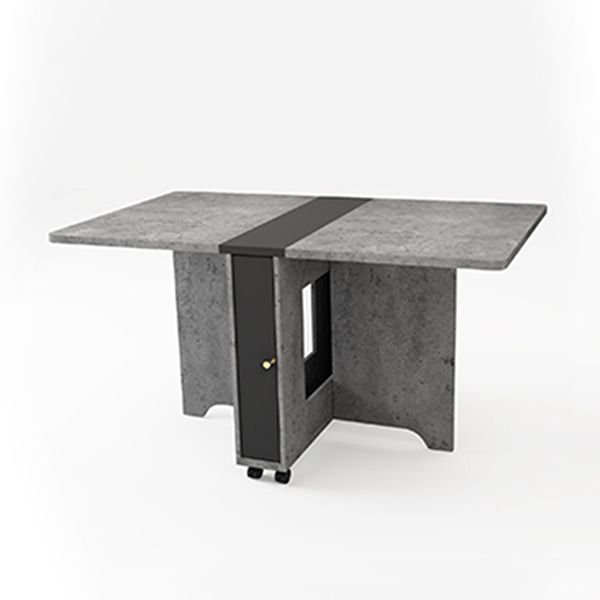 Mesa de comedor de pedestal de comedor moderno de mediados de siglo para la cena de cocina en casa