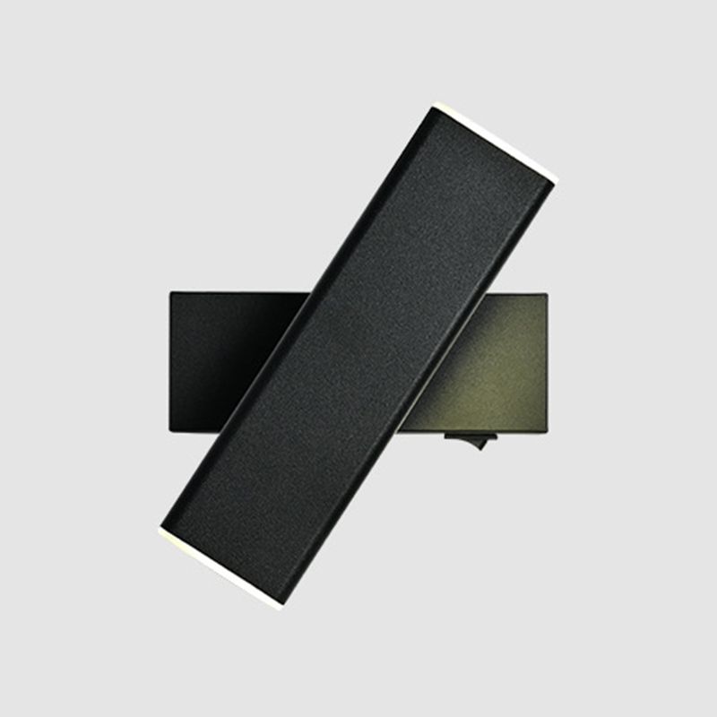 Modern Metal Wall Light Strip Rotatable LED Wall Sconce for Living Room