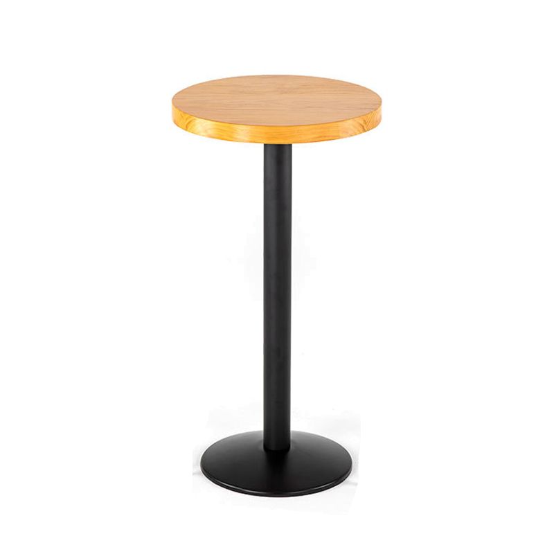 Industrial Style 1/2/3 Pieces Solid Wood Bar Table Set Round Counter Set