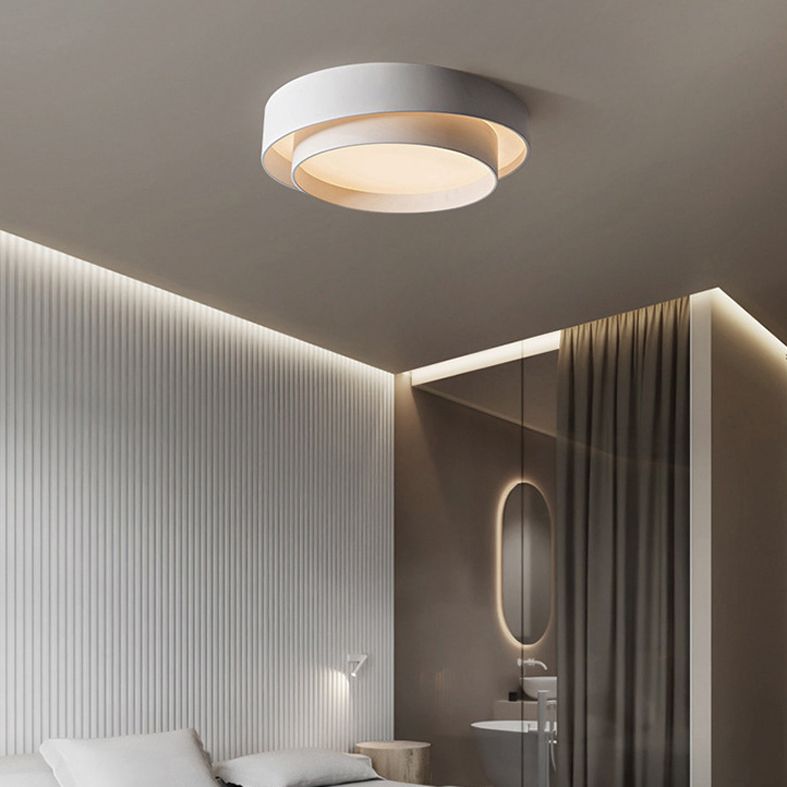 Luces de techo empotradas con pantalla acrílica de arte de hierro para sala de estar