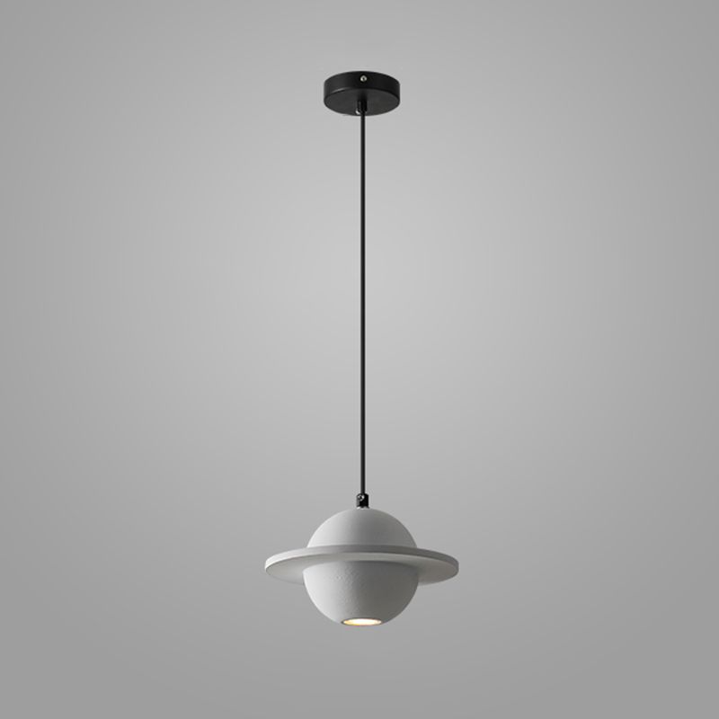 Moderne minimalistische kugelförmige Anhänger -Beleuchtungskörper Zement 1 hängende Deckenlichter für Schlafzimmer