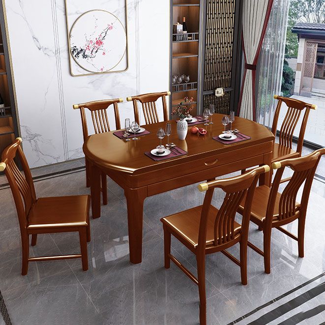 4 Legs Dining Furniture Extendable Dining Table for Dining Room