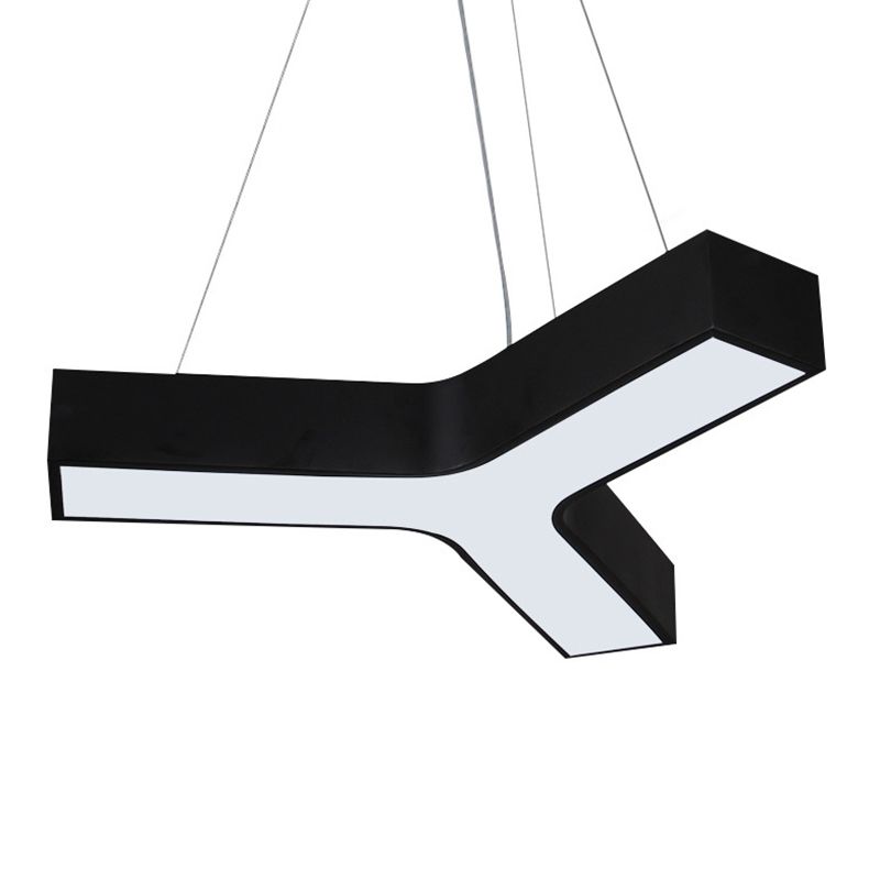 Y-Shaped Down Lighting Pendant Simplicity Style LED Metal Pendant Lighting Fixture
