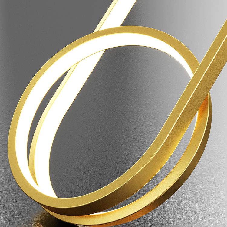 Metal Modernist Hanging Lamps Silicone Shade LED Pendant Lighting Fixtures