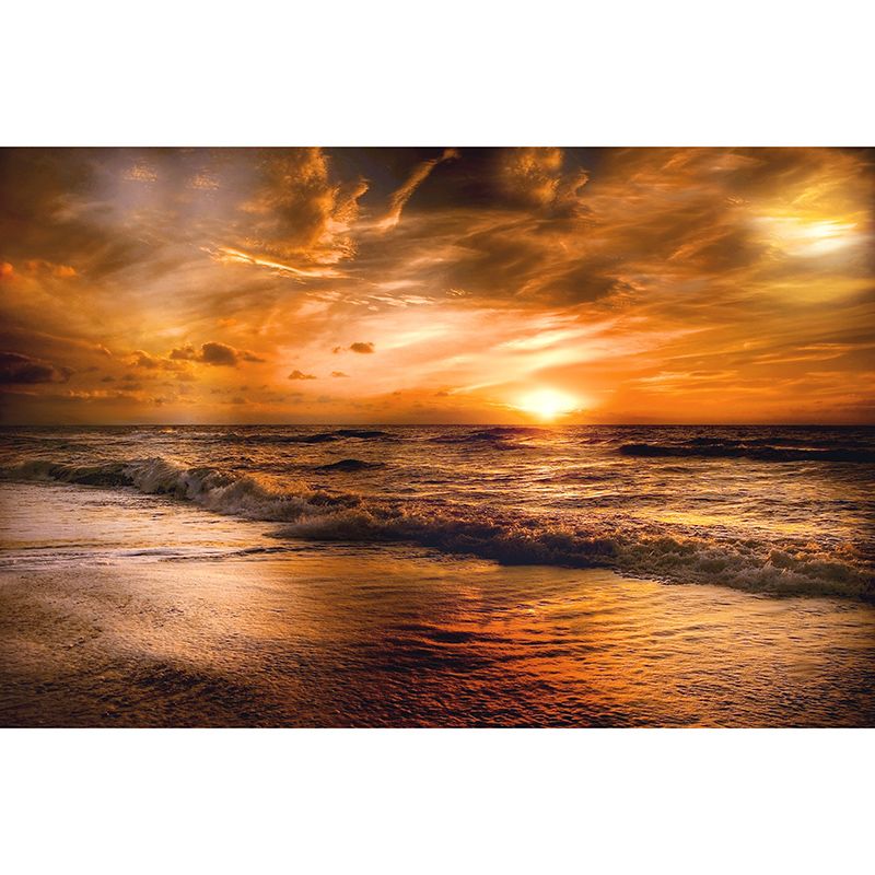 Beach Photography Environment Friendly Mural Wallpaper Bedroom Wall Mural