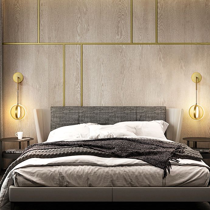 Luce contemporanea a 2 luci a 2 luci a parete a parete montata per la camera da letto