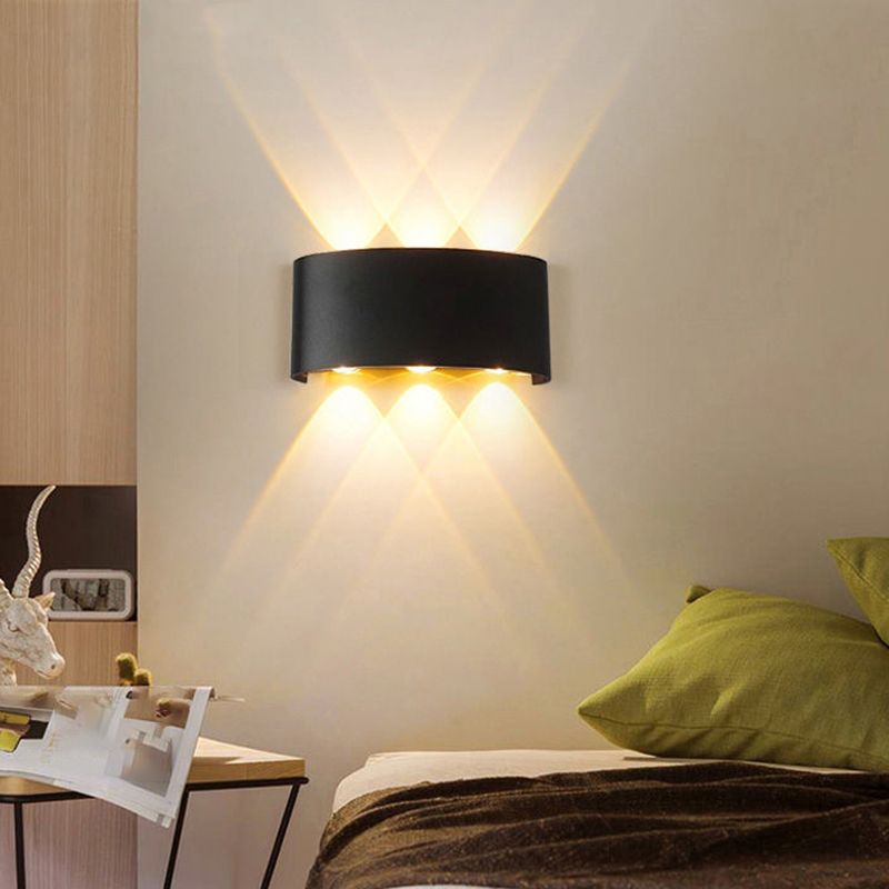 Multi-Light Geometric Wall Lighting Ideas Modern Style Metal Wall Mounted Light