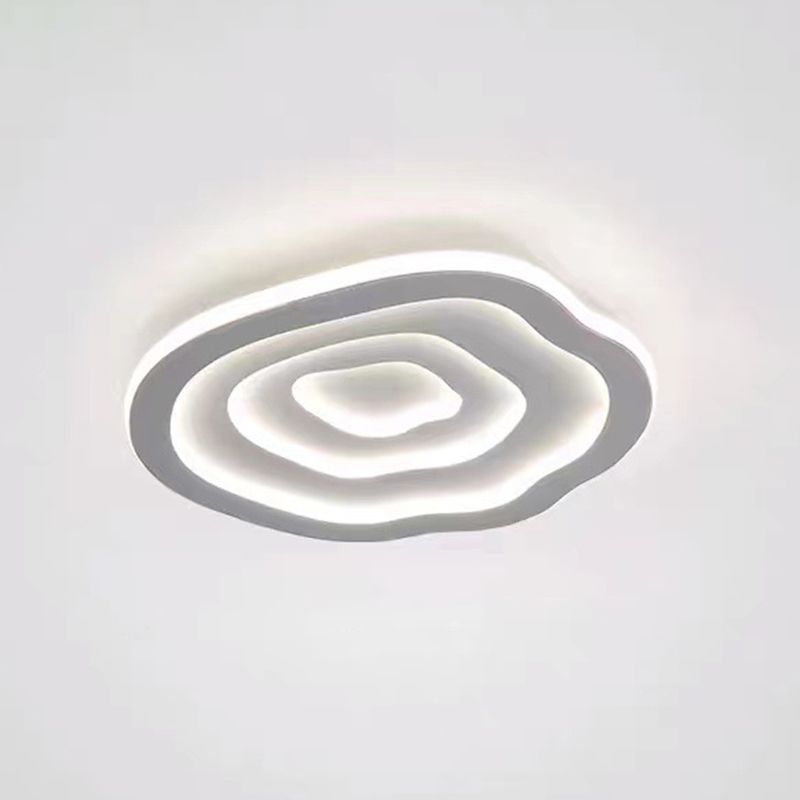 Plafonnier encastré en forme de nuage en acrylique, luminaire de plafond moderne et simple pour chambre à coucher