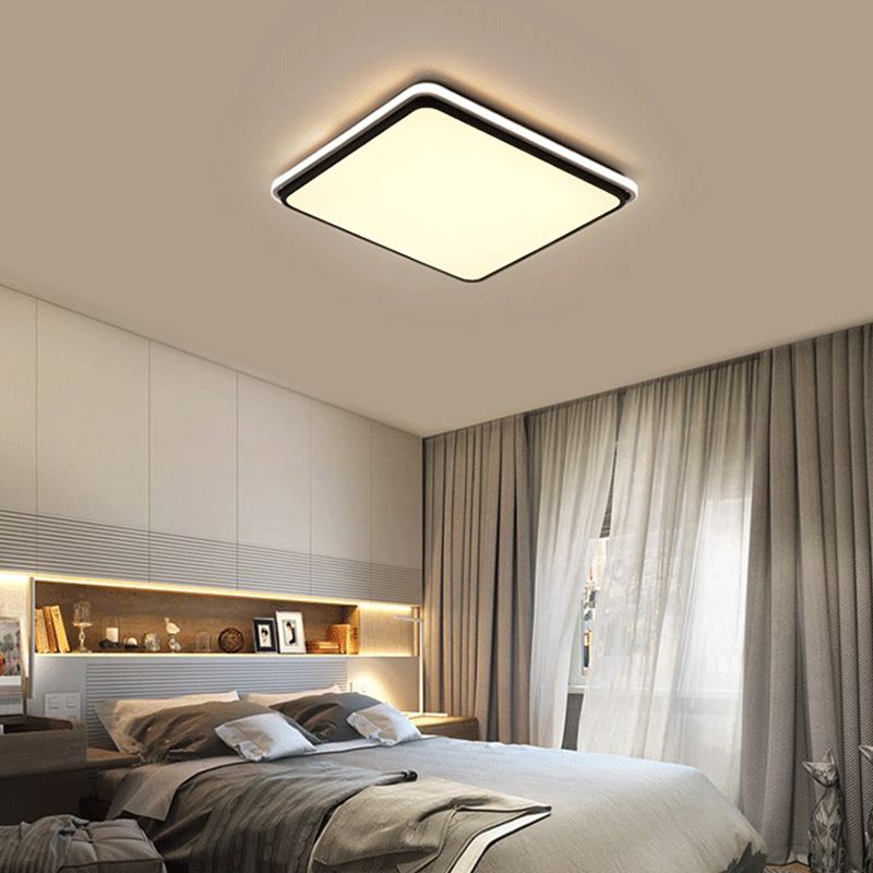 Lámpara de techo empotrada de aluminio Led geométrica dorada de estilo moderno con montaje empotrado