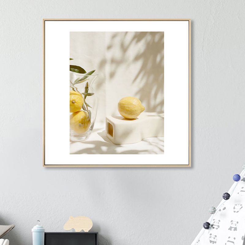 Photograph Still Life Wall Art Pastel Color Canvas Print Wall Decor, Textured Surface