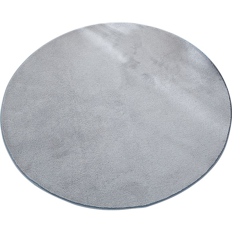 Multi-Color Living Room Rug Relaxing Solid Color Area Carpet Cotton Blend Non-Slip Stain-Resistant Easy Care Rug