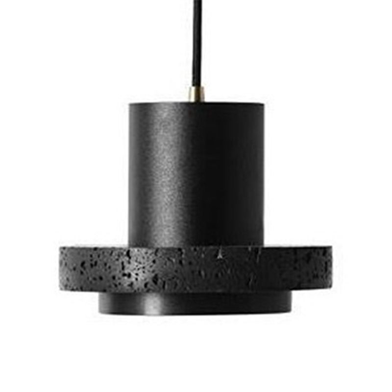 Moderner Stil hängend Licht Steinzylinder Anhänger Licht für das Lernen Esszimmer