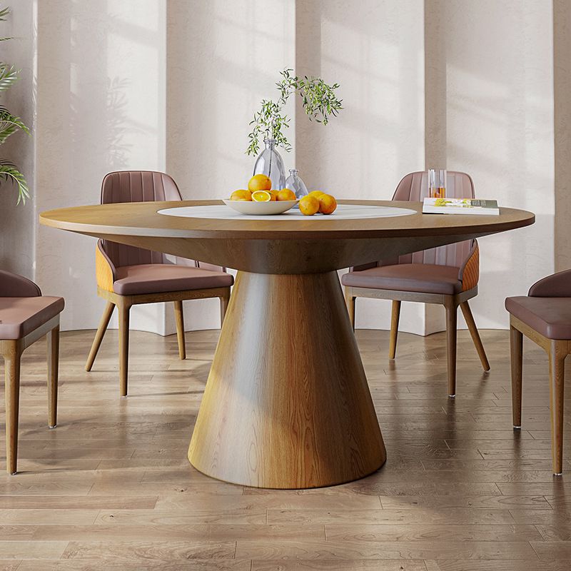 1/4/5/6/7 PCS ASCHOOLS -Esszimmer Set mit runden Tisch modern