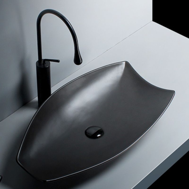 Modern Vessel Bathroom Sink Specialty with Basin Vessel Sink(Not Included Faucet)