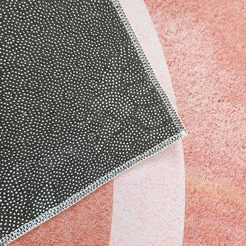 Nordic Random Pattern Rug Multicolor Polyester Area Carpet Non-Slip Backing Rug for Living Room