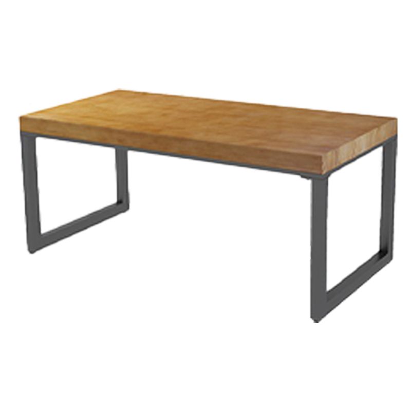 Contemporary Solid Wood Dining Table Rectangle Dining Table for Home Use