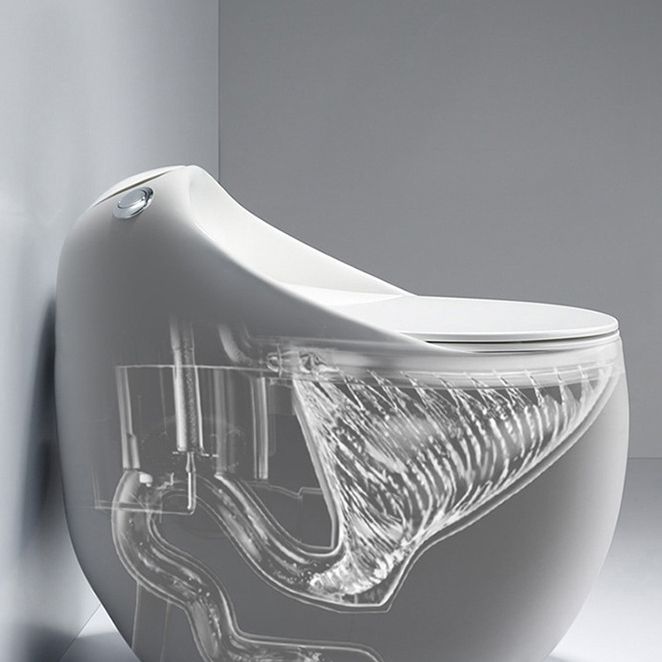 Modern UF Siphon Jet Toilet Bowl Floor Mount Flush Toilet with Toilet Seat