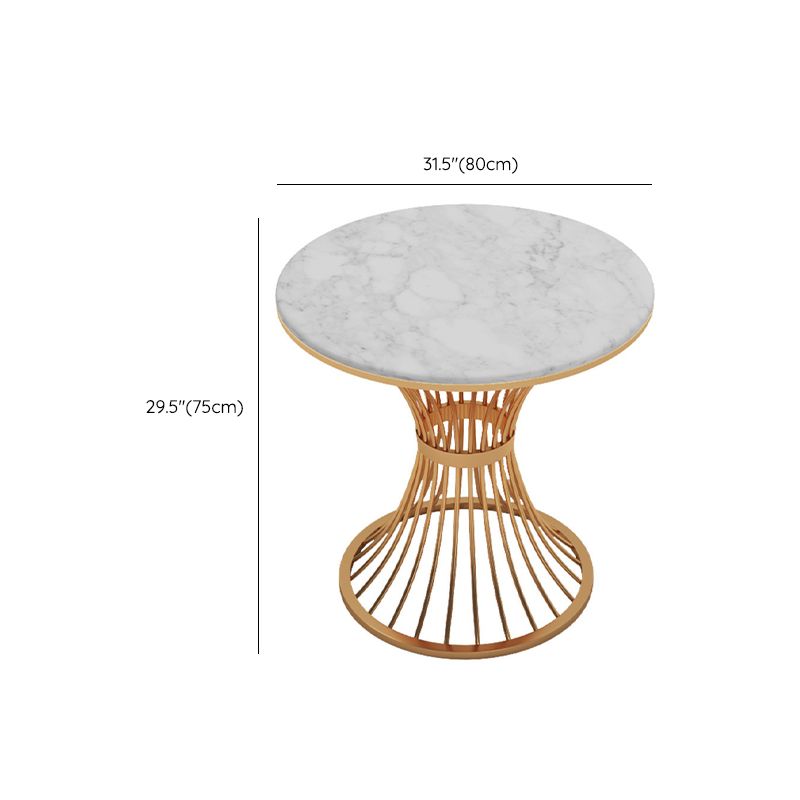 Modern Dining Set for Home 1/2/3/4/5 Pcs Round Dining Table Set with Padded Chairs