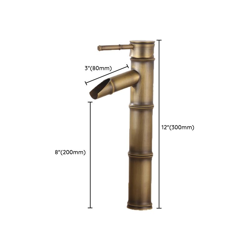 Vintage Wide Spread Bathroom Faucet 1-Handle Lavatory Faucet