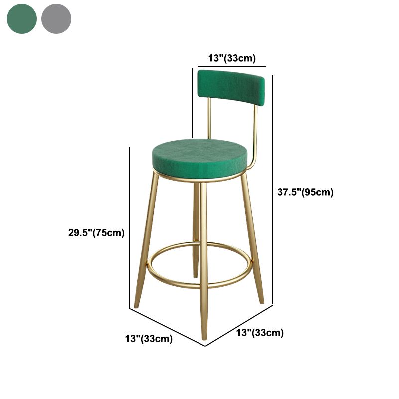 Glam Style Stone Bar Table 1/3/4 Pieces Counter Table with Upholstered Stools