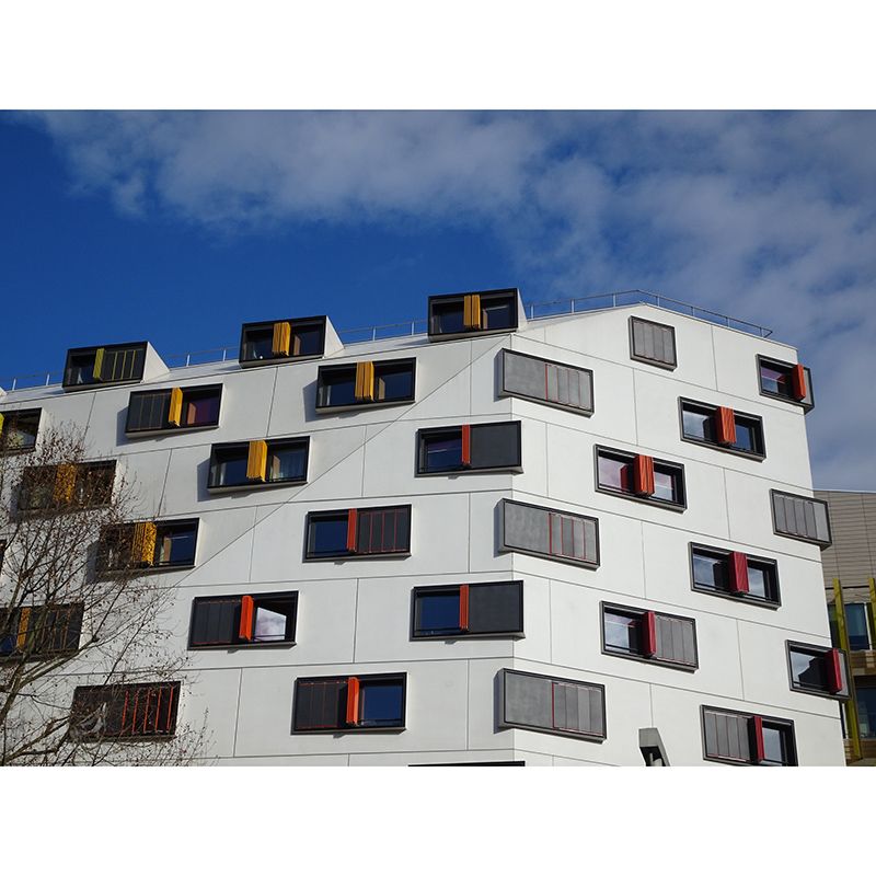 Modern City Architecture Mural Wallpaper Meeting Room Wall Decor, Made to Measure