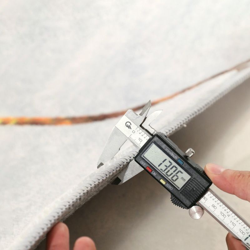 Grey Tone Nordic Area Rug Polyester Blooming Effect Rug Non-Slip Backing Indoor Rug for Living Room