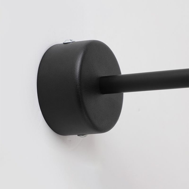 Luces de apliques de cilindro modernos Cemento Cemento de 1 luces de iluminación de pared para el baño