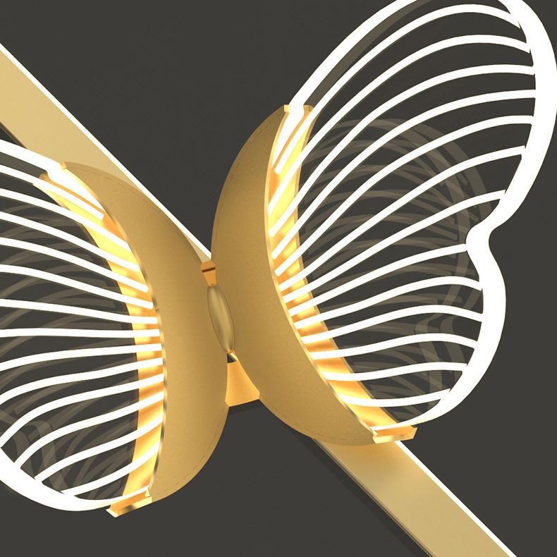 Pendance à cadre métallique en une lumière moderne 
Éclairage pendentif pour la chambre