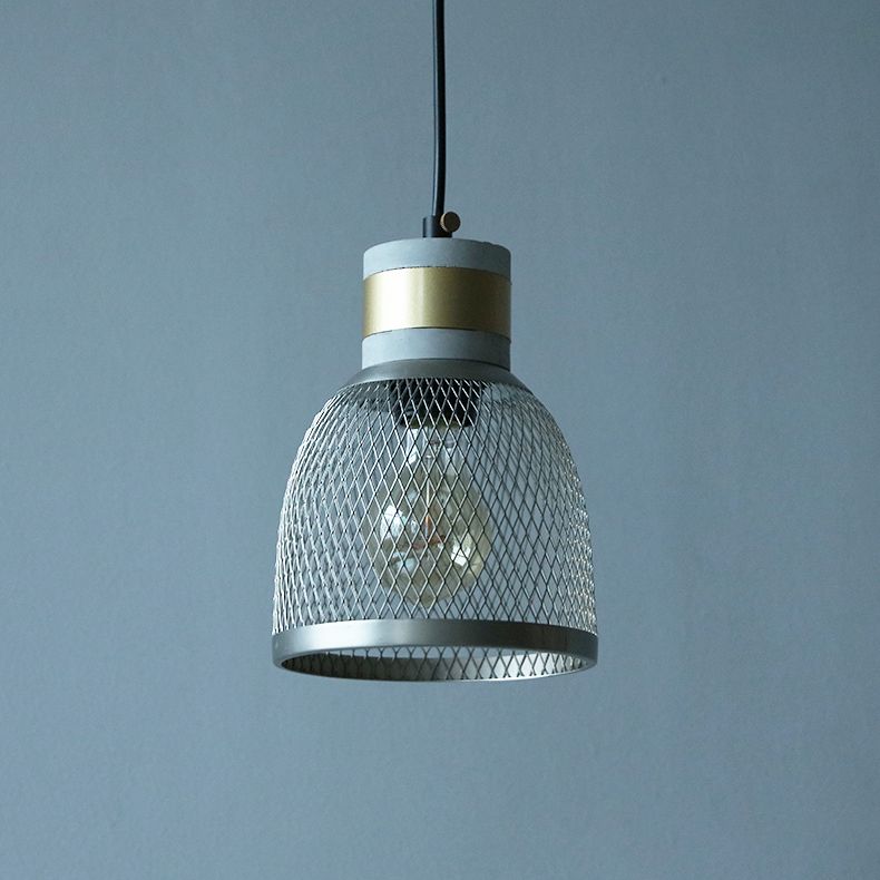 Geometric Shade Hanging Lighting Industrial Style Metal Light Pendant Lamp for Shop
