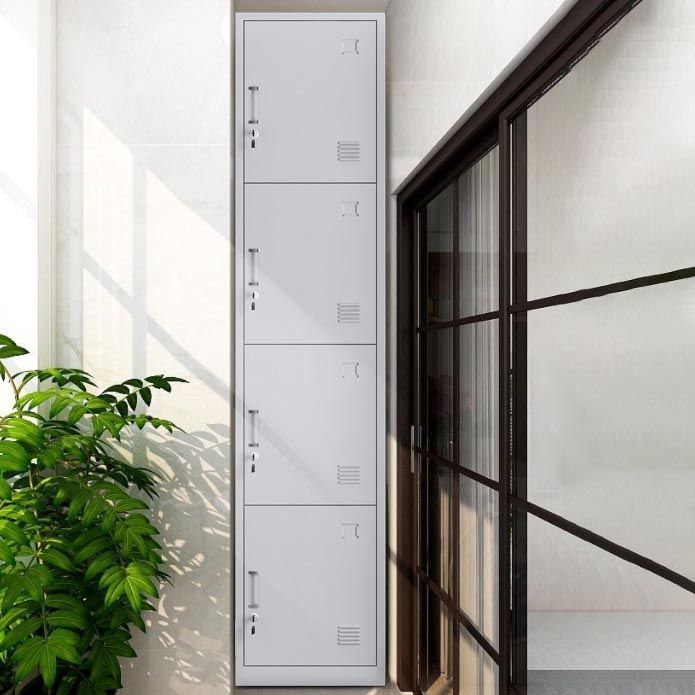 Contemporary Steel Wardrobe Armoire Hinged Wardrobe Cabinet for Bedroom