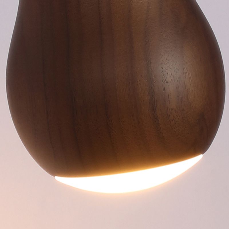 Modernism Wooden Wall Mounted Sconce 1-Light Wall Light for Foyer