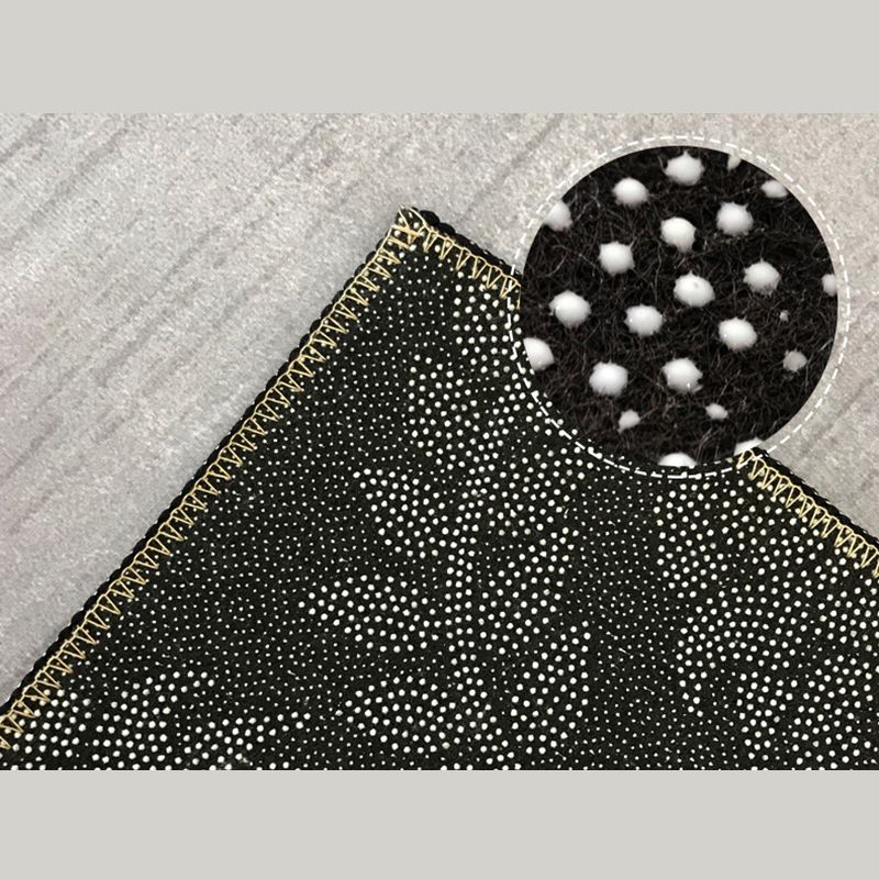 Chic Blue Modern Rug Geometric Print Polyester Area Rug Anti-Slip Area Carpet for Home Decor