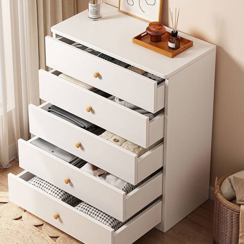 Wood Accent Chest with Drawers 12.59" Wide Modern Standard Accent Chest