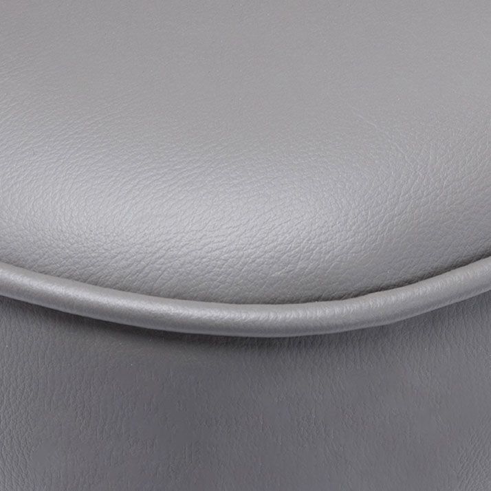 Matte Finish PU Leather Footrest Barstool Scandinavian KTV Stool