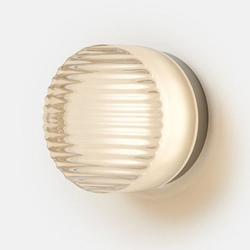 Modern Metal Wall Sconce Circle Shape 1 Light Sconce Light Fixtures