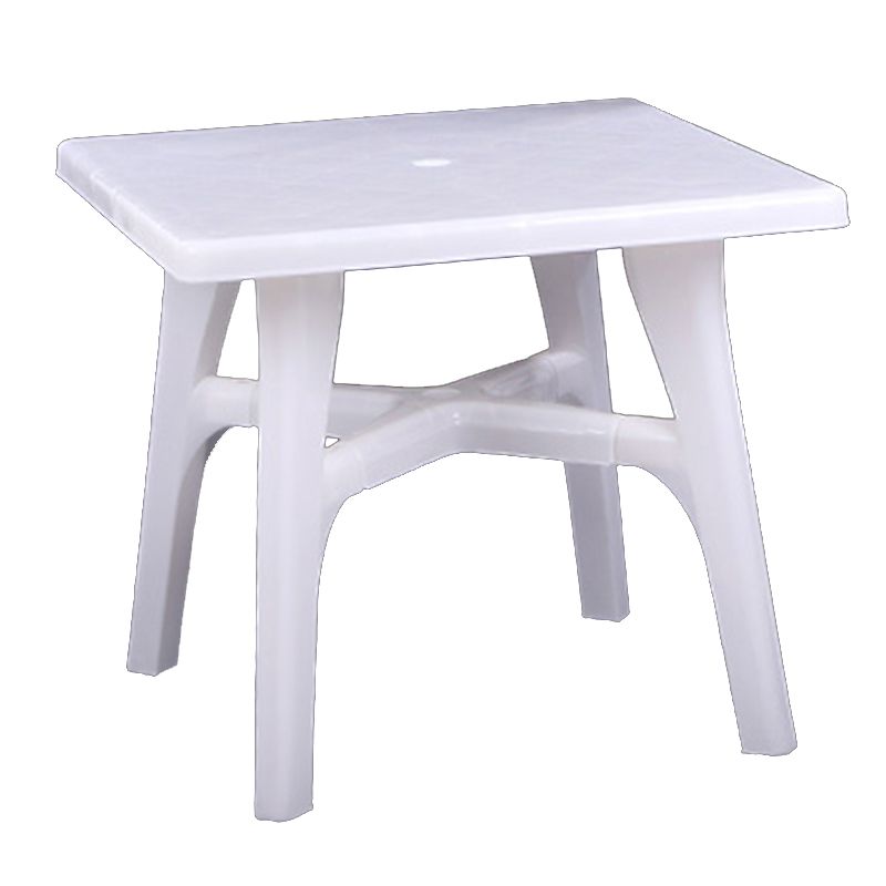 Contemporary Style Dining Set Plastic Square 1/5/7/9 Pcs Dining Table Set