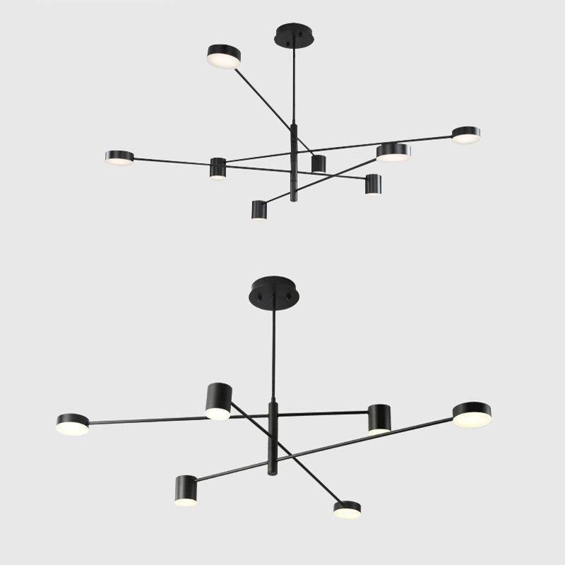 LED Postmodern Chandelier Lighting Metal Ceiling Pendant Light for Living Room