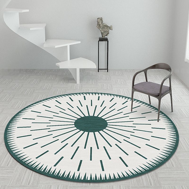 Tapis scandinave Starburst en synthétique de couleur douce, tapis d'intérieur respectueux des animaux de compagnie pour la décoration de la maison
