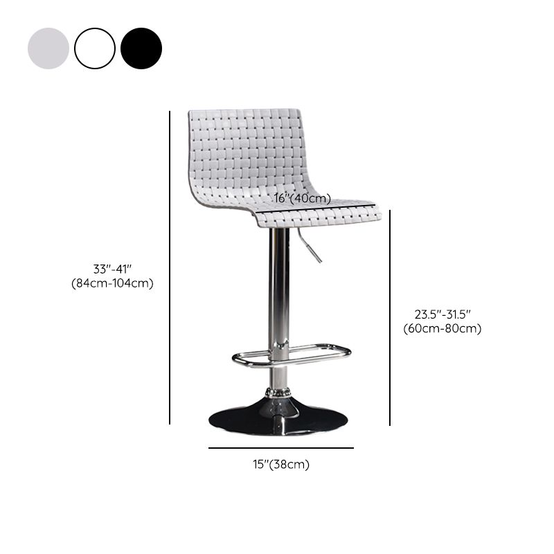Plastic Bar Stool Adjustable Height Counter Stool for Bristol
