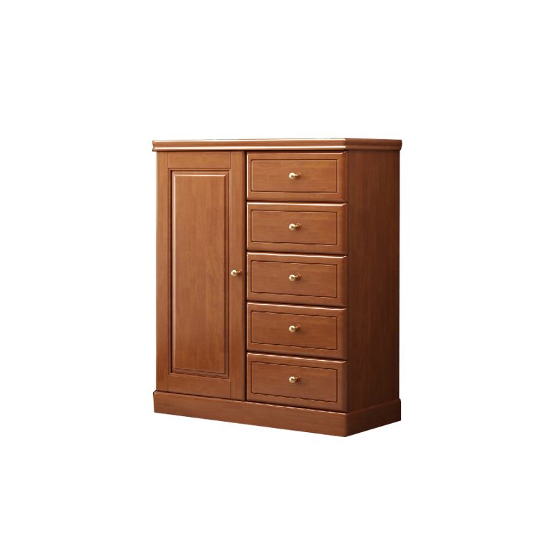Modern Storage Chest Solid Wood Storage Chest Dresser with 4/5 Drawers