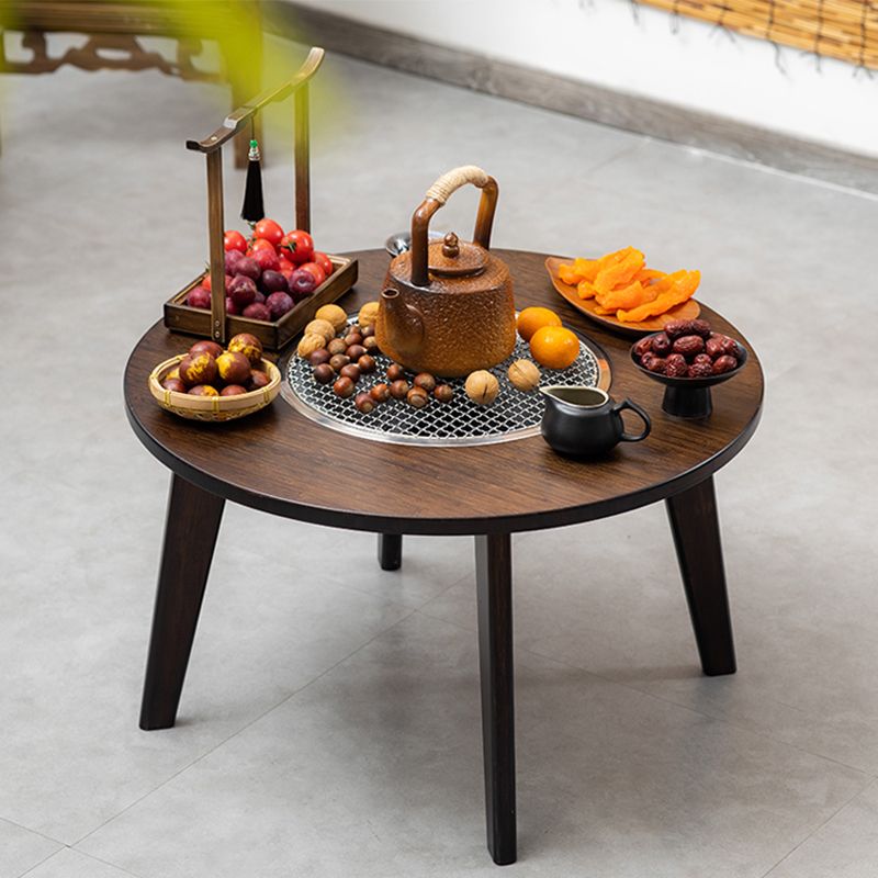 Contemporary Coffee Table Wooden 4 Legs Coffee Cocktail Table for Living Room