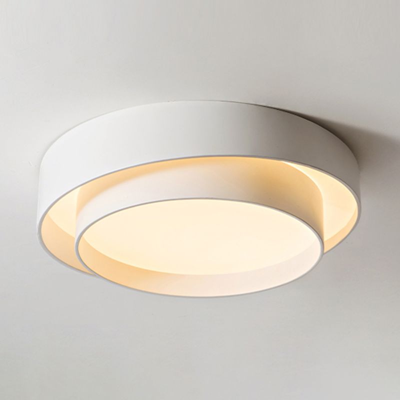 Nordic Modern Flush Mount Ceiling Light LED Spiral Flush Mount Lighting for Bedroom