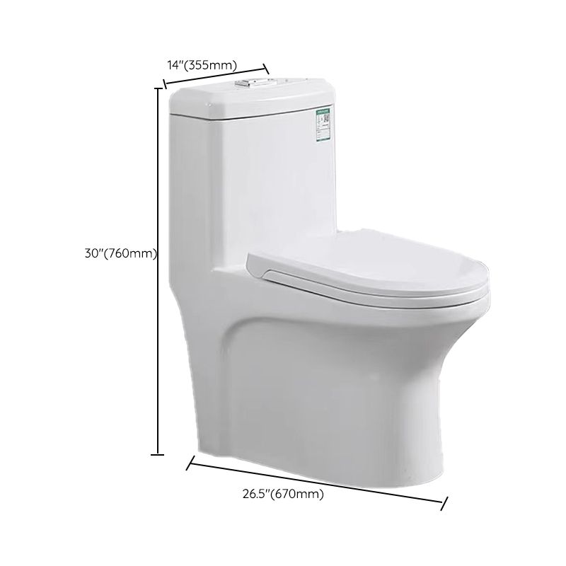 Floor Mounted Urine Toilet One Piece Toilet Modern Porcelain Toilet
