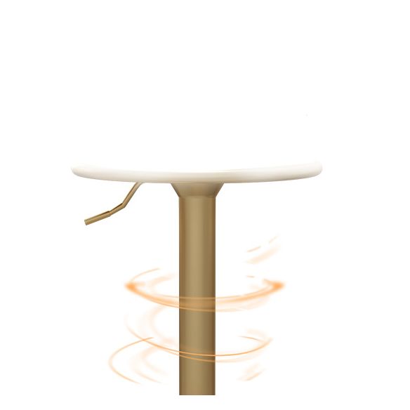 Glam Upholstered Home Stool Matte Finish Footrest Low Back Barstool