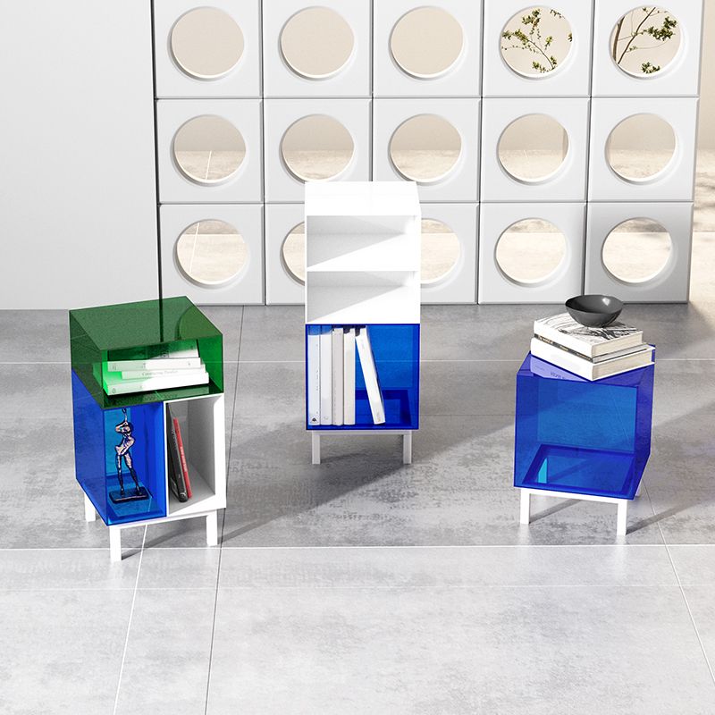 Libreria in stile contemporaneo di libreria chiusa in acrilico per home office